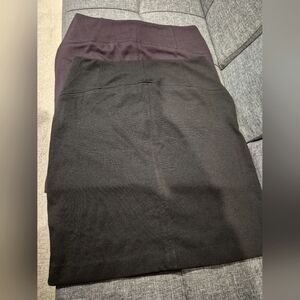 Elegant Black and Purple Women's Skirt